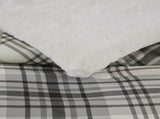 Full/Queen Faux Wool to Faux Fur Down Alternative Comforter Set B035100727