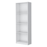 White Tier Storage Shelves Bookcase B062P175156