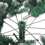 ZUN 7FT Spray White PVC Christmas Tree 1349 Branches 60976705