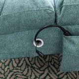 COOLMORE Linen Massage Chaise Lounge Indoor with Remote Control,Ergonomic Electric Massage Long W39539623