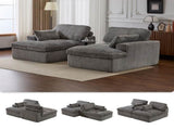Double Chaise Lounge Chair Indoor,Oversized Upholstered Sleeper Cloud Couch,Deep Seat Luxury Sofa 75919342