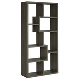 Weathered Grey 8-shelf Bookcase B062P145422
