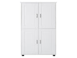 Tall and Wide Bathroom Floor Storage Cabinet, Bathroom Storage Unit, Freestanding Cabinet with 4 86567024