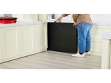 6 Foot Bi-Fold Plastic Folding Table, Black 70476020