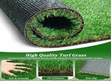 3FTX5FT Outdoor Artificial Grass Runner Rug, Thick Realistic Fake Grass Roll Decor Patio Balcony 68721358