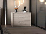 Dresser 27"H, 3 Drawers Dresser, Superior Top, Light Gray B097132976
