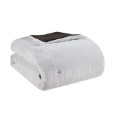 Full/Queen Faux Fur to Mink Down Alternative Comforter Set B03597271