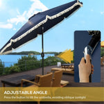 ZUN Outdoor beach umbrella / Sun Umbrella （Prohibited by WalMart） 29746302