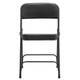 ZUN 2 Pack Metal Folding Chairs with Padded Seat and Back, for Home and Office, Indoor and Outdoor 69307618