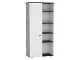 DEPOT E-SHOP Cary 67" H Kitchen Storage Cabinet With One Door, Five Interior Shelves and Five B097P167413