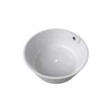 DAX Round Freestanding Acrylic Bathtub - Glossy White - 57" diameter B2702P227064