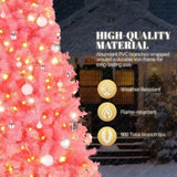 6ft 250 Lights PVC Material 900 Branches Automatic Tree Structure Warm White Two-Color 8 Modes With 34718426