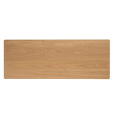 Wood Bar Table, Natural Oak Finish, 17.72 in x 47.24 in x 42.01 in 58918.00OAK