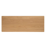 ZUN Wood Bar Table, Natural Oak Finish, 17.72 in x 47.24 in x 42.01 in 58918.00OAK