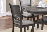 Dining Room Furniture Grey Finish Set of 2 Side Cushion Seats Unique Back Kitchen Breakfast HS00F1812-ID-AHD