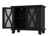 20 Gallon Fish Tank Stand with Power Outlets, Farmhouse Decorative Aquarium Stand 10767228