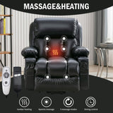 Power Electric massage lift lounge chair, suitable for the elderly, with heating and vibration W1807P299442