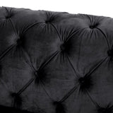 Mirod Comfy 3-seat Sofa with Tufted Back and Arm, Modern for Living Room 69439.00BLK