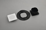 Wall Mounted Waterfall Rain Shower System With 3 Body Sprays & Handheld Shower W92864237
