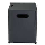 41*41*50.5cm Square Black Flip-top Gas Storage Garden Iron Side Table 94913946