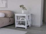 Side Table Rossville, Living Room, White B092P191181