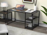 Computer Desk with 3 Tier Storage Shelves,40 Inch Office Desk for Home Office Bedroom,Brown 84706439