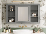 35'' x 27.5'' Medicine Cabinet, Wall Mounted Bathroom Storage Cabinet, Modern Bathroom Wall Cabinet 67280709
