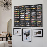 164 Toy Car Wall Shelf Display Case for 50 Cars 88836301