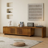 ZUN 63" Mid-Century Modern Extendable TV Stand for TVs up to 75", Media Console TV Cabinet for Living 01148718