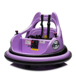 ZUN 12V ride on bumper car for kids,electric car for kids,1.5-5 Years Old,W/Remote Control, LED Lights, W1396132723