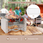 ZUN Outdoor BBQ Grill Beige 04276993