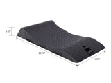 2PACK Tire Saver Ramps,Car Tire Wheel Ramps,Anti-Slip Hard Plastic Design,Black 73646821