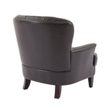 Mirod Vintage-Inspired Upholstered Lounge Chair with Nailhead Trim ,Solid Wood Legs for Stability N760P253374B