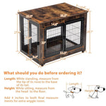 ZUN Dog Crate Furniture, Large Dog Kennel, 38"Wooden Pet Furniture with Pull-Out Tray, Home and Indoor W1212120268