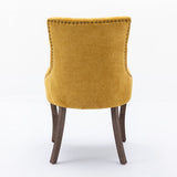 A&A Furniture,Ultra Side Dining Chair,Thickened fabric chairs with neutrally toned solid wood W1143P151495