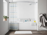 Steel Shower Caddy Organizer for Bathroom, Pantry, Closet, 2 Shelf, 26 - 76 in., Silver 59129182