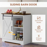 Kitchen Sideboard Storage Cabinet - White 75844736