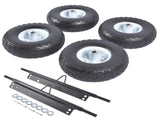 All Terrain Solid Never Flat Tires Wheel Kit for Honda Generator EU3000is 06423-ZS9-020AH 28140204