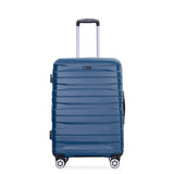 Luggage set of 5 pieces, expandable hard PC luggage set with TSA lock for rotating wheels, W284P202781