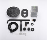 Thermostatic Complete Rainfall Shower System Bathroom Shower With Rough-in Valve, Handheld Shower in W105960123