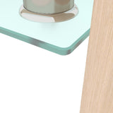 Rectangle Glass Coffee Table, Clear Coffee Table Modern Side Center Tables for Living Living W24182241