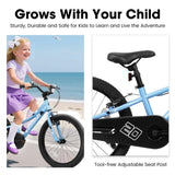 A20117 Kids' Bike 20 Inch Wheels, 1-Speed Boys Girls Child Bicycles For 3-5Years, Front V Brake, W2563P305447