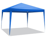 ZUN 10'x10' Gazebo Waterproof Outdoor Canopy Patio Tent Party Tent for Wedding BBQ Cater, Blue 44411827