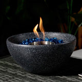 ZUN Tabletop Pit Black, Table Top Bowl Outdoor & Indoor Portable Ethanolplace Alcohol 08401303