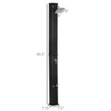 Solar heated shower 63267717