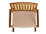 Acacia Wood Patio Outdoor Rocking Chair with cushions for Garden, Lawn, Backyard, Pool, 89125629