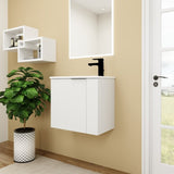 Bathroom Vanity with Sink 22 Inch for Small Bathroom,Floating Bathroom Vanity with Soft Close W99984104