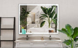 48x36 inch LED Bathroom Vanity Mirror Wall Mounted Adjustable White/Warm/Natural Lights Anti-Fog W708P176761