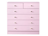 Modern Simple 6-Drawer Dresser Pink 28507163