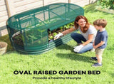 Galvanized Raised Garden Bed Kit 31931615